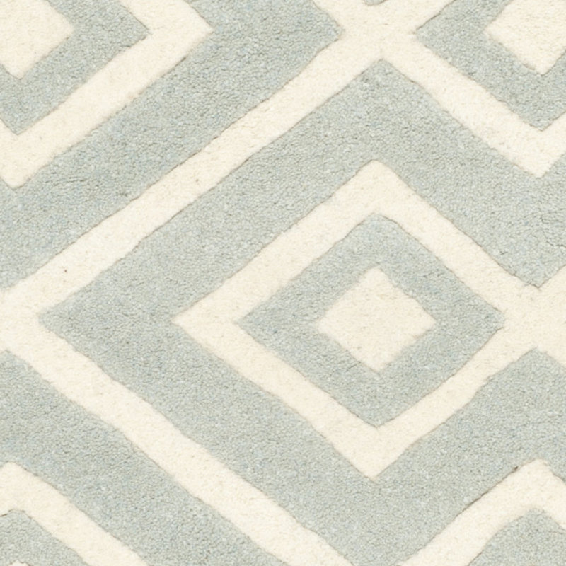 Deedie Hand Tufted Wool Geometric Rug, Rectangle 8' x 10'