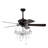 Clayton Crystal Ceiling Fan with Lights & Remote Control (Bulb Not Included)