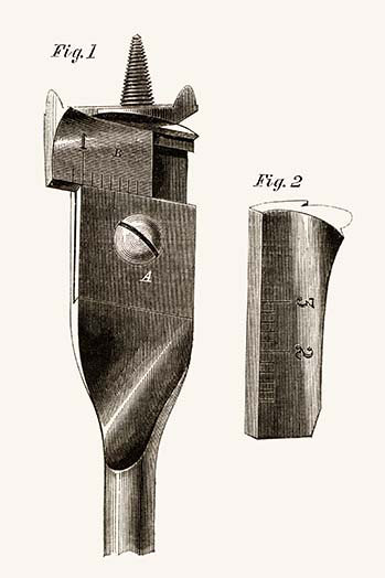 « ajustable perceuse en bois », impression