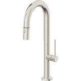 Pull-Down Prep/Bar Faucet With Button Sprayer