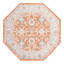 Floral 63cm X 63cm Area Rug-1620814714