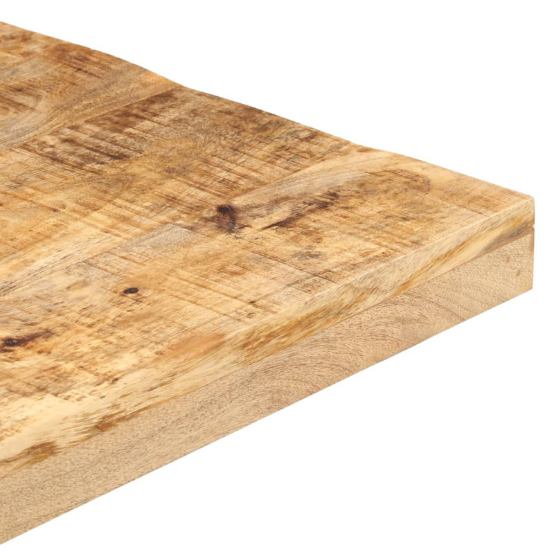 Bistro Table Square Solid Acacia Wood, 29.53" H x 31.5" W x 31.5" D, Light Walnut