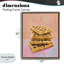 Cadre flottant Stack of Fluffy Waffles, design par The Prints Vibe-1056635872-1056635874