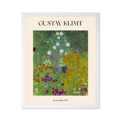 Gustav Klimt - Jardin de fleurs