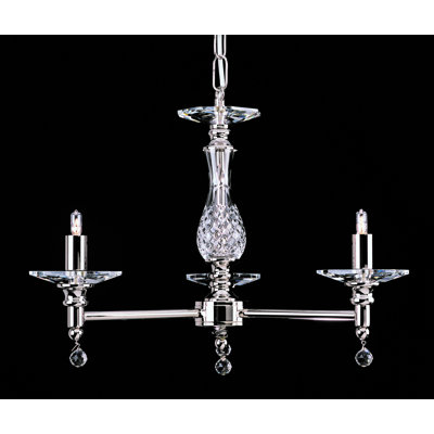 3 - Light Geometric Chandelier