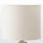 Kaia Standard Metal Ceramic Table Lamp in Ivory, 16.31'' H X 9.39'' W X 9.39'' D