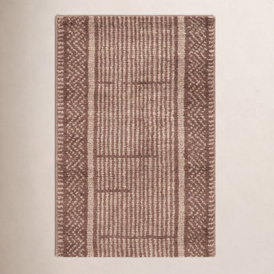 Vanna Hand-Knotted Striped Wool Rug
