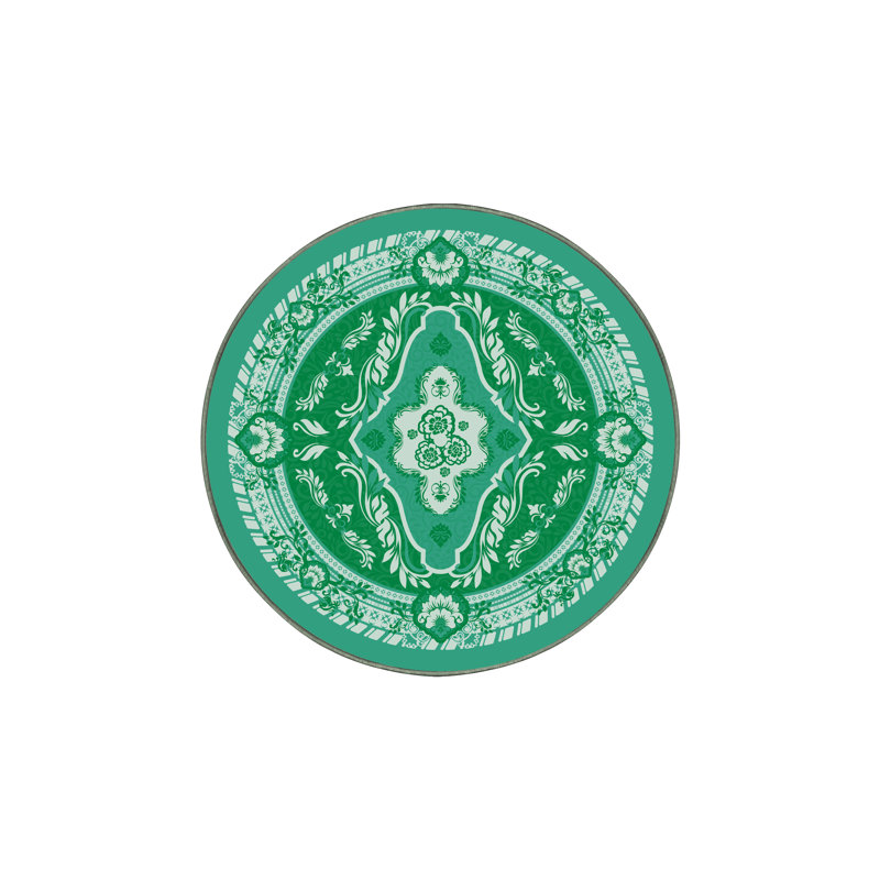 Oriental Indoor Rug, Round 5'