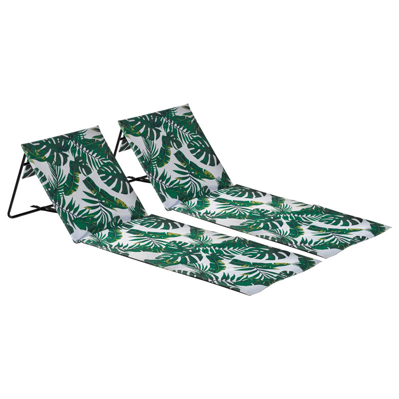 Harbour Housewares - Folding Beach Loungers