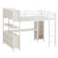 Lit mezzanine peu encombrant avec placard intégré, bureau d'étude et cubes d'organisation-1647231101