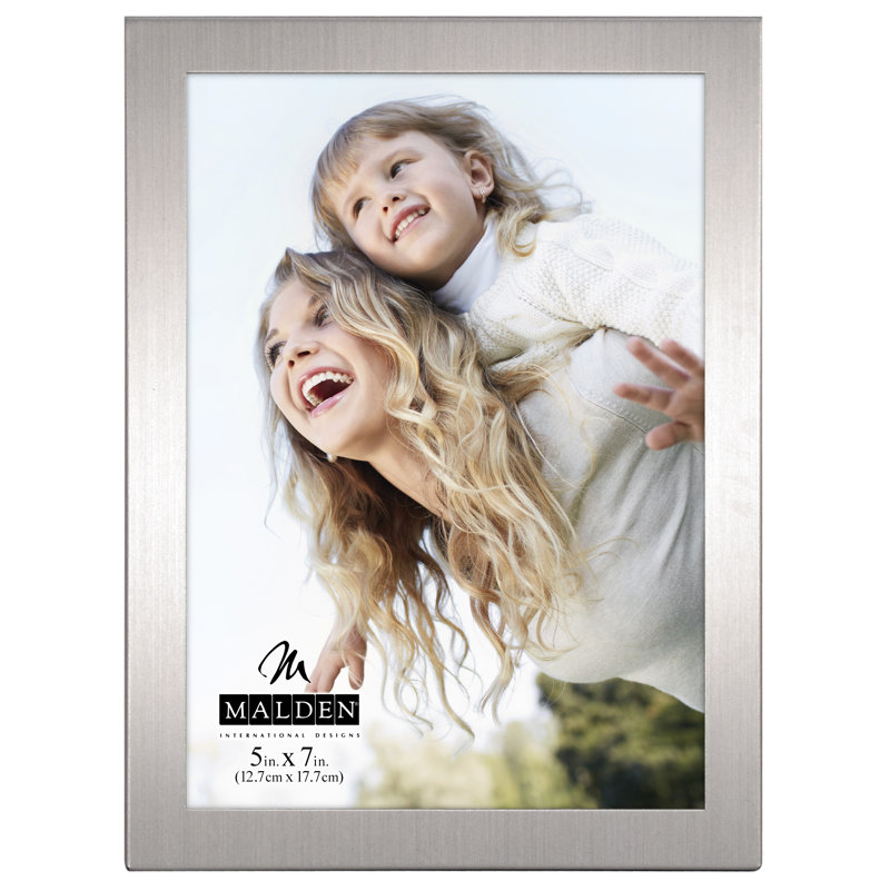 Essentials Silver Metal Matte Picture Frame, 5" x 7"