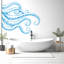 Pieuvre, décalcomanie murale, tentacules, animaux de la mer, décorations murales pour salle de bain, autocollants, vinyle, 319DRE-1987317442-1987317443