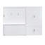 Grand lit escamotable mural avec placard