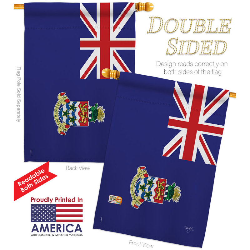 Double Sided 40'' H x 28'' W Polyester House Flag