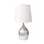 Lampe de table 24 po avec abat-jour blanc 24 po