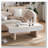Coffee Table with Grey Wood Texture Tabletop-1856765876