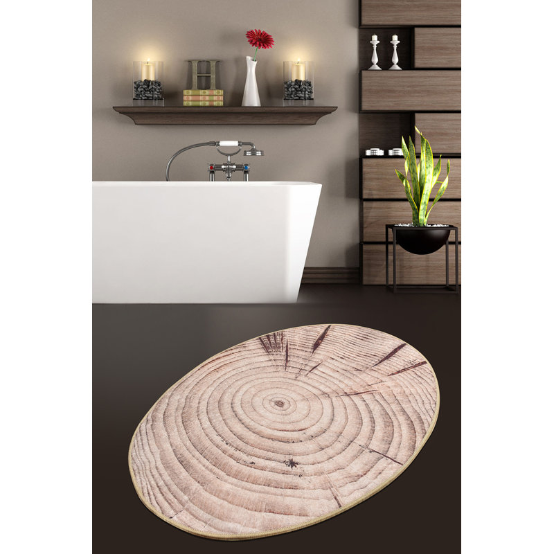 Antibacterial Non-Slip Bathmat, 100% Polyester, 31.5 x 47.2 inches | Pile Height: 0.4 inches, 20.5 oz/sq yd | Machine Washable, Easy Care, Perfect for Bathroom Safety & Comfort, Soft & Durable Design