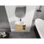 Space-saving Vanities With Durable Ceramic Sink, Light Oak, Modern Design
