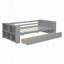 Functional Daybed with Shelves and Drawers for Comfortable Sleeping and Efficient Storage, Suitable for Various Rooms-105600539