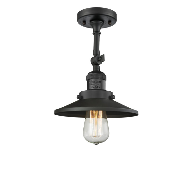 Clintonpark Dimmable Bath Sconce, Matte Black, 6 Watt Vinage LED Bulb, Matte Black