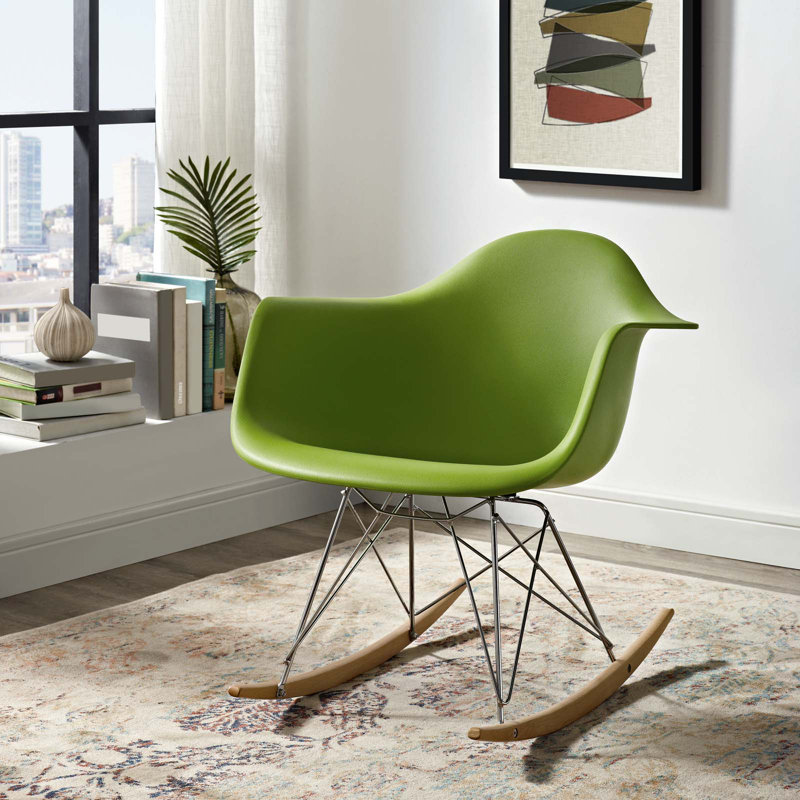 Chaises berçantes, Vert