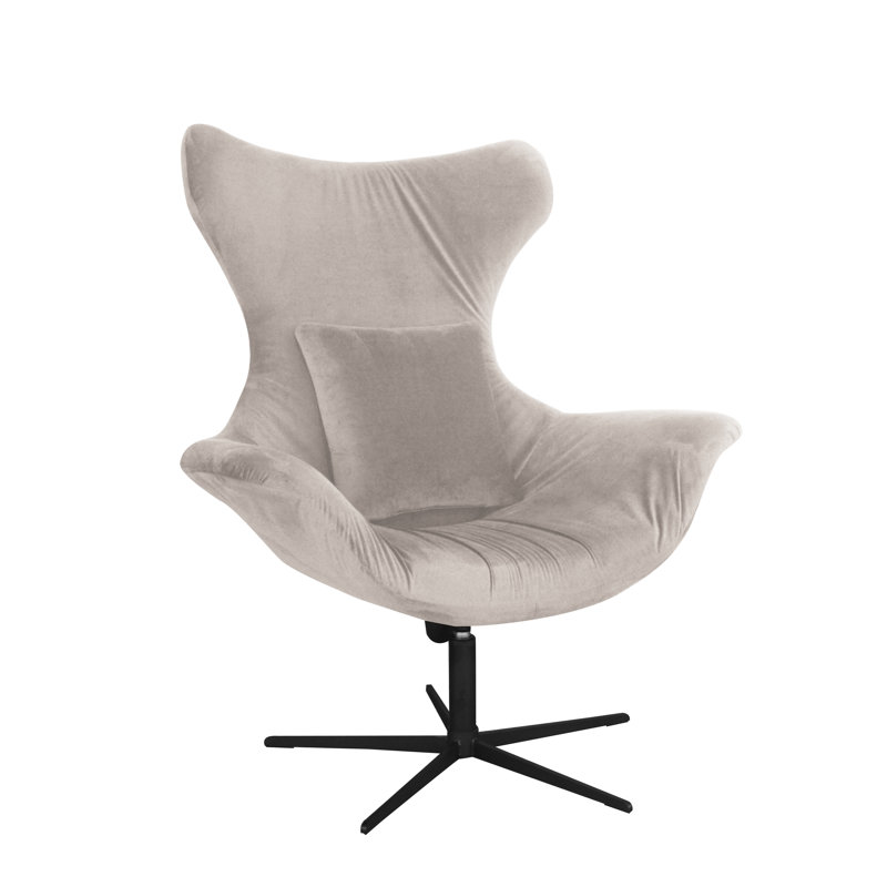 Swivel Lounge Chair, Cream