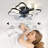 19.7 Inch Light Ceiling Fan With Lights Remote Control With Modern Butterfly Design Styling, Black, Fan For Bedroom, Living Room, Timing Function, Noiseless