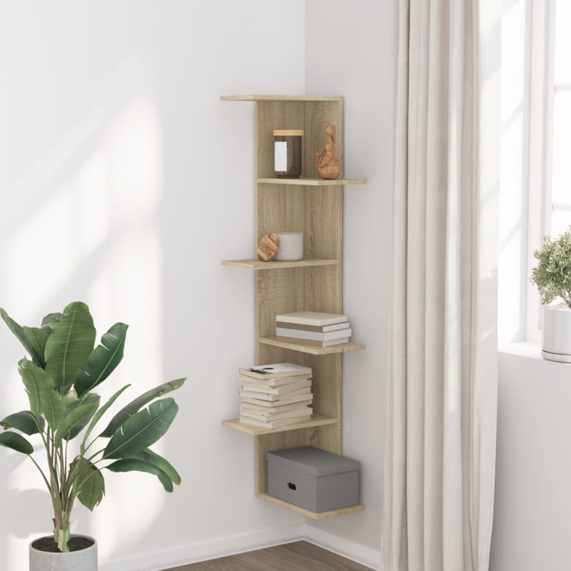 Rodaisha Floating Shelf, Sonoma Oak