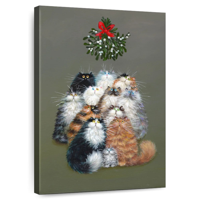 Brampt 12 Cats Of Christmas, 12" H x 8" W