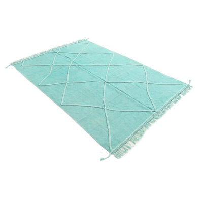 Tapis turquoise Odea