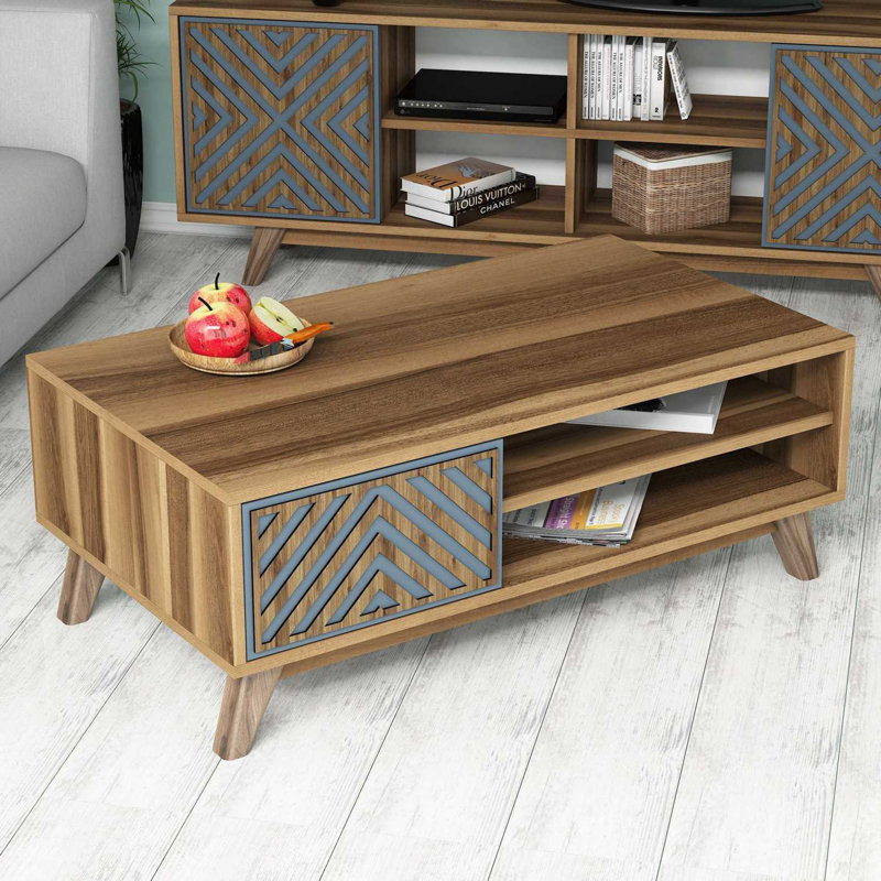 Table basse avec rangement Crenshaw