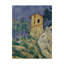 «The House with the Cracked Walls» par Paul Cezanne - reproduction d'art sur toile-797065620