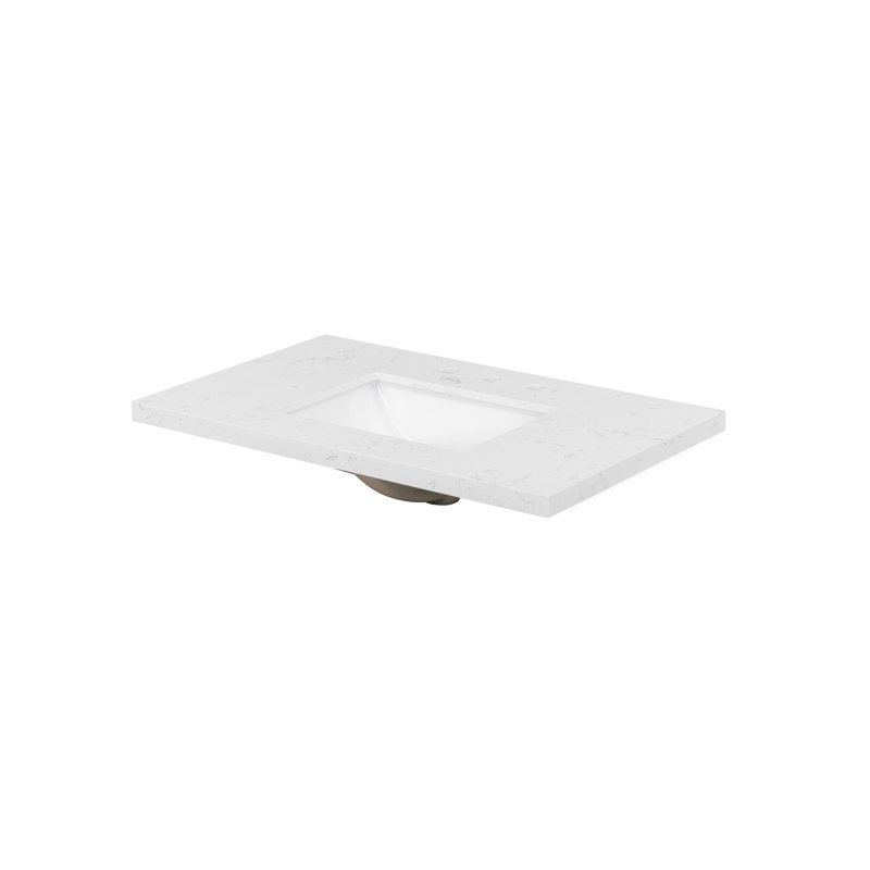 Engineered Stone Vanity Top with Undermount Sink