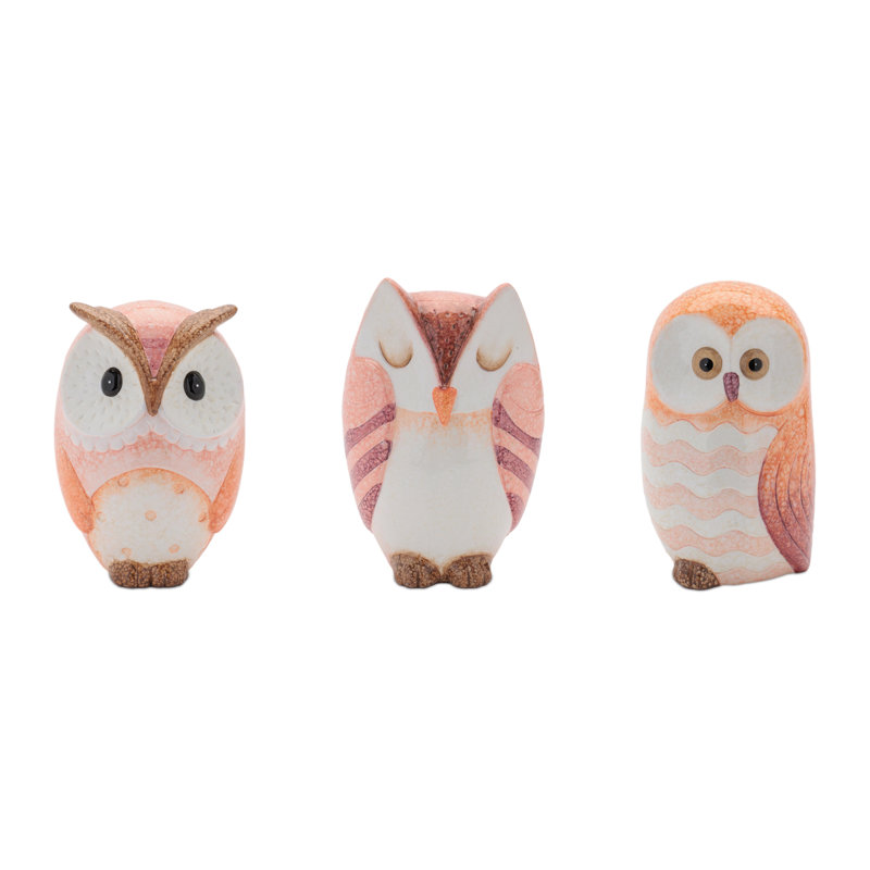 Terra Cotta Owl Décor