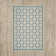 Bleu géométrique Tapis décoratif