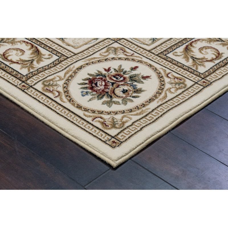 Tapis ivoire Attell, Tapis de couloir : 2 pi 2 po x 7 pi 7 po