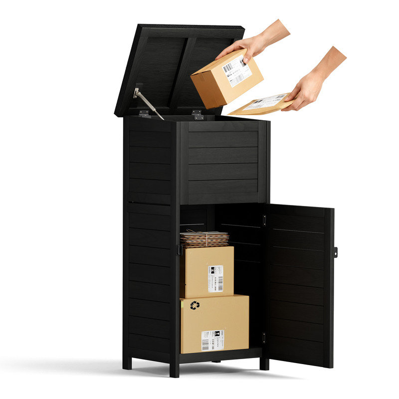 Wood Package Drop, Black