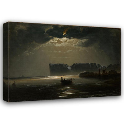 «The North Cape by Moonlight» par Peder Balke - Art mural sur toile tendue avec châssis