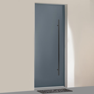 Double Sided Stainless Steel Door Handle, Pair Of Pull Push Sliding Barn Door Handles, Commercial H Shape Door Pull Handle (58.66*1.6In)