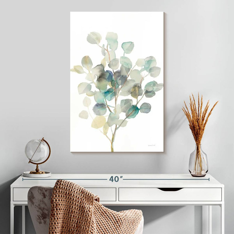 Harnek Eucalyptus White I, 30" H x 20" W