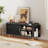 Tv Stand With Power Outlet For Tvs Up To 60 Inch, Entertainment Center With Storage And Adjustable Shelves, Mid Century Modern Media Console With Sliding Doors For Living Room-1164430789-1164430785
