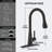 Pull Down Kitchen Faucet With Deck Plate-125523654-120756520