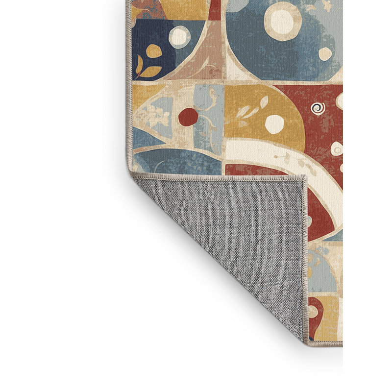 Retro Vibe Rug, Round 3'