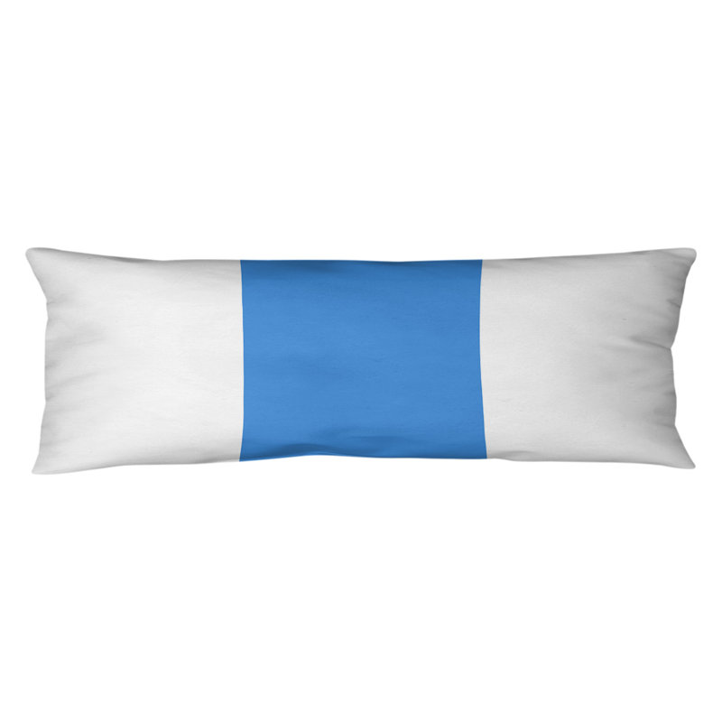 Oreiller de corps en polyester / polyester Arizona Football Stripes, Football Tennessee, Bleu marine / blanc