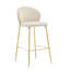 Tabouret de bar d'intérieur rembourré Kira