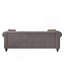 Canapé Chesterfield 85,5 po en velours avec accoudoirs roulés et canapé 3 places-911853714