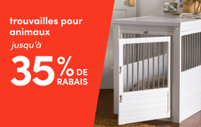 trouvailles pour animaux en solde
