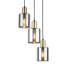 Sierra 3 - Light Stainless Steel Cluster Pendant-95274719
