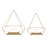 Gibson 2 Piece Diamond Metal Floating Shelf-971405899
