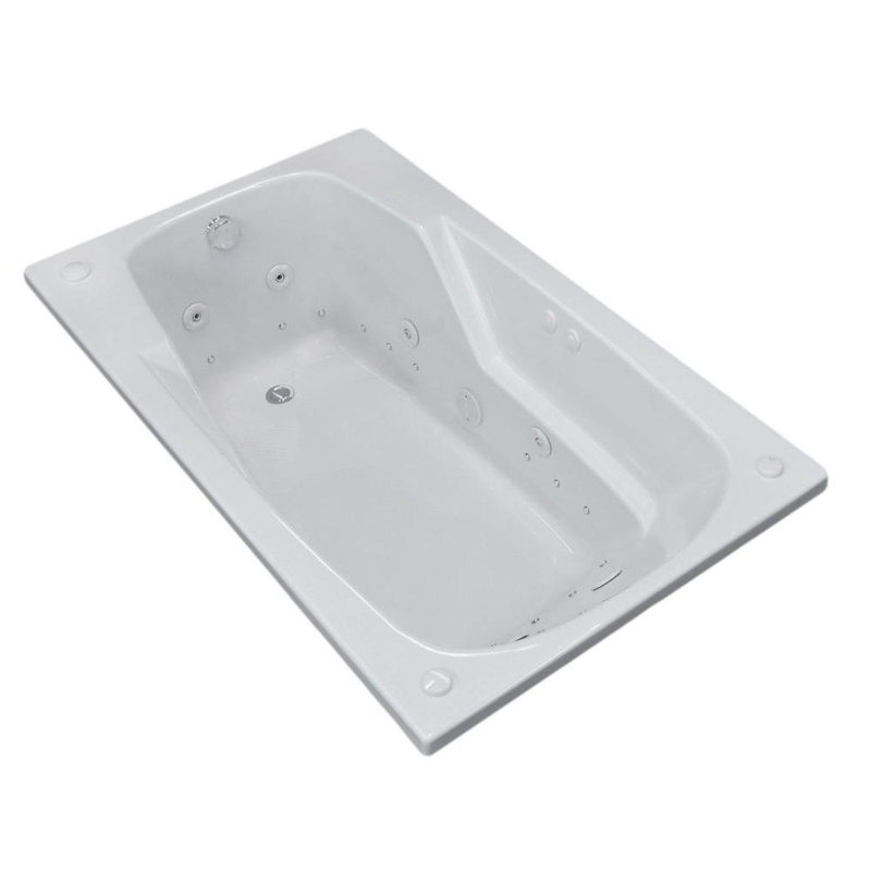 Anguilla 58.5'' x 35.5'' Acrylic Bathtub, Right
